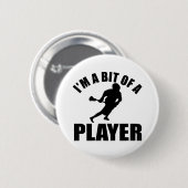 Cooler Lacrosseentwurf Button (Vorne & Hinten)