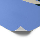 Cooler Lama-individuelle Name, Text- und Farbposte Poster (Ecke)