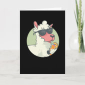 Cooler Lama Karte (Vorderseite)