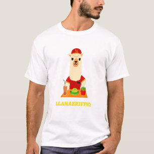 Cooler Lama mit Hut-Meme für Party und Lebensmitte T-Shirt