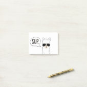 Cooler Lama Post-it Klebezettel (Auf Schreibtisch)