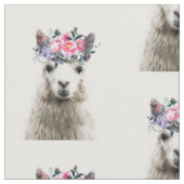 Cooler Lama Stoff (Nahaufnahme)