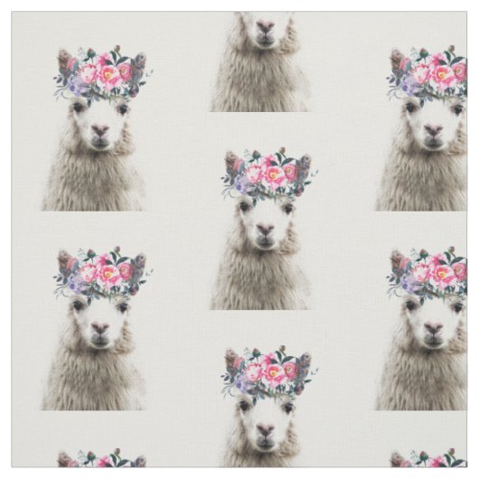 Cooler Lama Stoff (Muster)