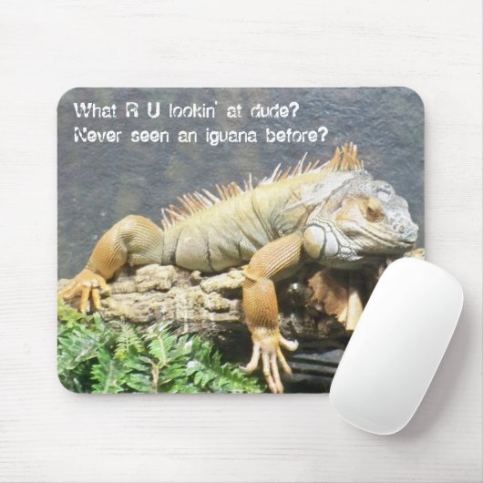 Cooler Leguan Mousepad (Mit Mouse)