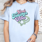Cooler Lehrer Vibes Retro Styling Geschenk Grün T-Shirt