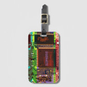 Cooler Leiterplatten Elektronischer Computercomput Gepäckanhänger (Vorderseite Vertikal)