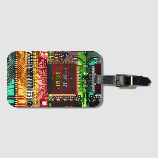 Cooler Leiterplatten Elektronischer Computercomput Gepäckanhänger (Vorderseite (Horizontal))