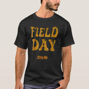 Cooler Leopard-Druck am Tag des Feldtaufes T-Shirt