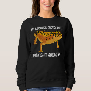 Cooler Leopard Gecko für Männer Frauen Panther Gec Sweatshirt