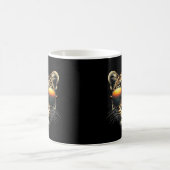 Cooler Leopard mit Sonnenbrille Stylischer Leopard Kaffeetasse (Mittel)