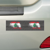Cooler libanesischer Flaggenentwurf Autoaufkleber (Auf Auto)