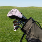 Cooler Libellen-Cognac Golf Headcover (In SItu)