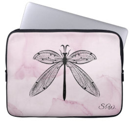 Cooler Libellen-Cognac Laptopschutzhülle