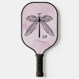 Cooler Libellen-Cognac Pickleball Schläger