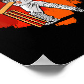 Cooler Lieblingskricket  Poster (Ecke)