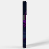 Cooler lila Feuerschädel Case-Mate iPhone Hülle (Rückseite / Rechts)