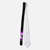 Cooler lila Fußball Krawatte (Rückseite)