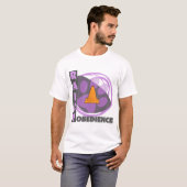 Cooler lila Kundgebungs-Gehorsam T-Shirt (Vorne ganz)