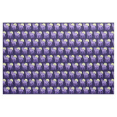 Cooler Lila Wolf Stoff (Fat Quarter (45,7 x 55,9 cm))