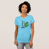 Cooler Limoner grüner Pickleball T - Shirt (Vorne ganz)