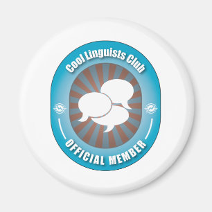 Cooler Linguist-Verein Magnet