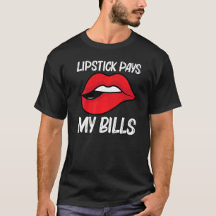 Cooler Lipstick für Männer - kosmetische Mittel 1 T-Shirt