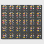 Cooler LKW-LKW-Abfall Recycle Fahrer Geschenkpapier (Flach)