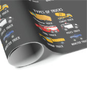 Cooler LKW-LKW-Abfall Recycle Fahrer Geschenkpapier (Rolleneckpunkt)