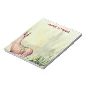 Cooler Llama Editor für Aquarellfarbe Notizblock (Rotiert)