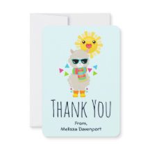 Cooler Llama und lächelnde Kawaii Sun