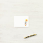 Cooler Llama und lächelnde Kawaii Sun Post-it Klebezettel (Auf Schreibtisch)