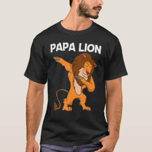 Cooler Löwe für Männer Vater Jungle Safari Tier T-Shirt