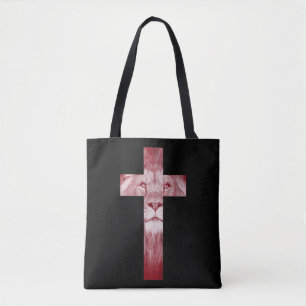 Cooler Löwe von Juda Kreuz Jesus-Geschenk für Chri Tasche