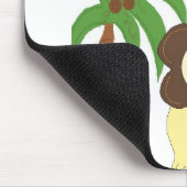 Cooler Löwen-Dschungel-Theme Mousepad (Ecke)