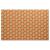 Cooler Löwenkopf Orange Zeichnend Muster Kids Stoff (Fat Quarter (45,7 x 55,9 cm))