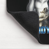 Cooler Lustiger Alpha-Wolf-Meme Mach Dir Keine Sor Mousepad (Ecke)