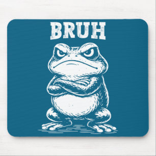 Cooler Lustiger Frosch Bruh Meme Sarkastisches Tie Mousepad