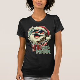 Cooler, lustiger Weihnachtsmann mit Sonnenbrille - T-Shirt