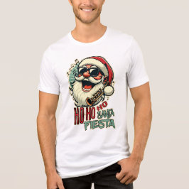 Cooler, lustiger Weihnachtsmann mit Sonnenbrille - Tri-Blend Shirt