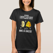 Cooler Mac & Käse für Männer Käsegebäck T-Shirt (Vorderseite)