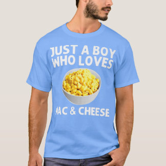 Cooler Mac und Käse für Jungen Kinder Makaroni Nah T-Shirt