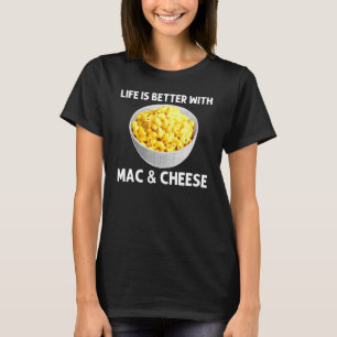 Cooler Mac und Käse für Männer Makkaroni Ernährung T-Shirt