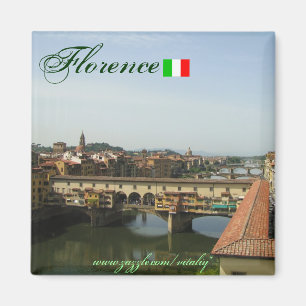 Cooler Magnetentwurf Florenz Italien Magnet