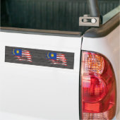 Cooler malaysischer Flaggenentwurf Autoaufkleber (Auf Lkw)