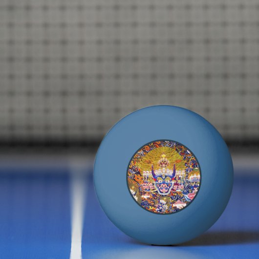 Cooler Mandala thangka Yamantaka Gott Tischtennisball (Netto)