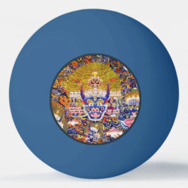 Cooler Mandala thangka Yamantaka Gott Tischtennisball
