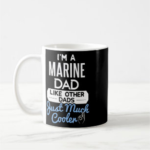 Cooler Marine-Vater Vatertagsgeschenk Kaffeetasse