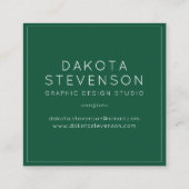 Cooler Marmor | Pastellfarbenes Lila Blaurosa Mono Quadratische Visitenkarte (Rückseite)