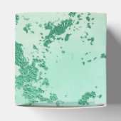 Cooler Marmor | Schöne Pastel Coral und Green Ombr Geschenkschachtel (Oben)