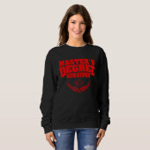 Cooler Master-Abschluss für Männer - MBA-Studentin Sweatshirt (Vorne ganz)
